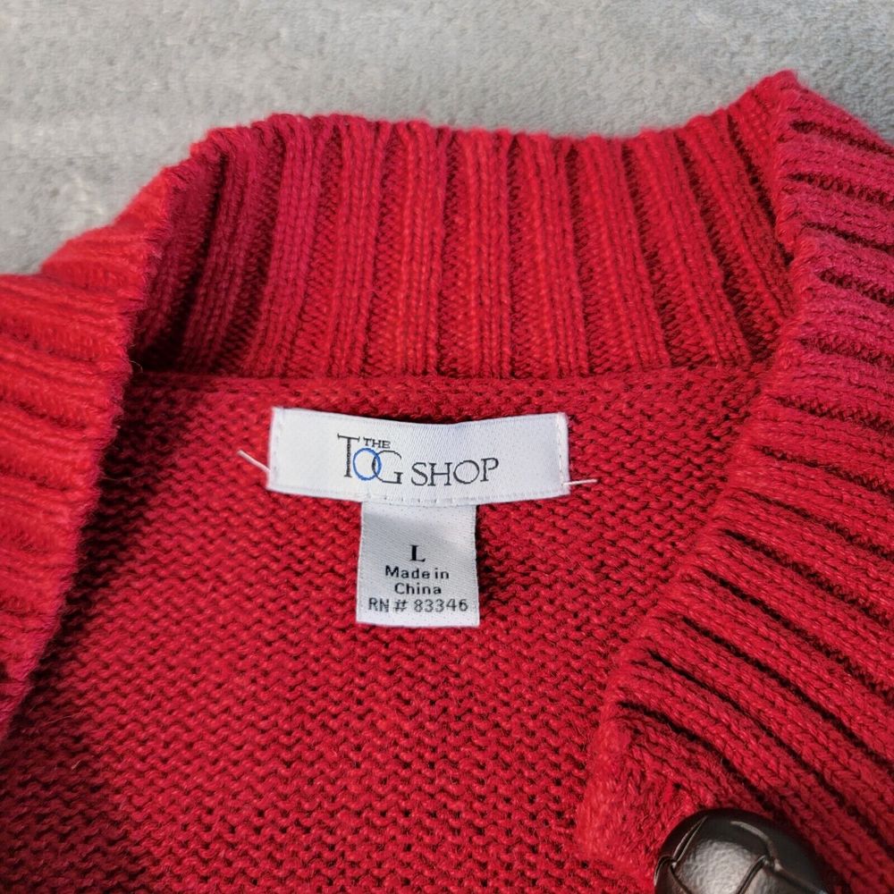 The TOG Shop Cardigan Button-up Front Knit ‎ Women's Size Large Colorful Fall - Picture 5 of 8